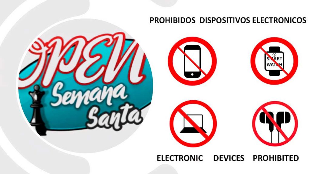 Elementos prohibidos en la sala de juego