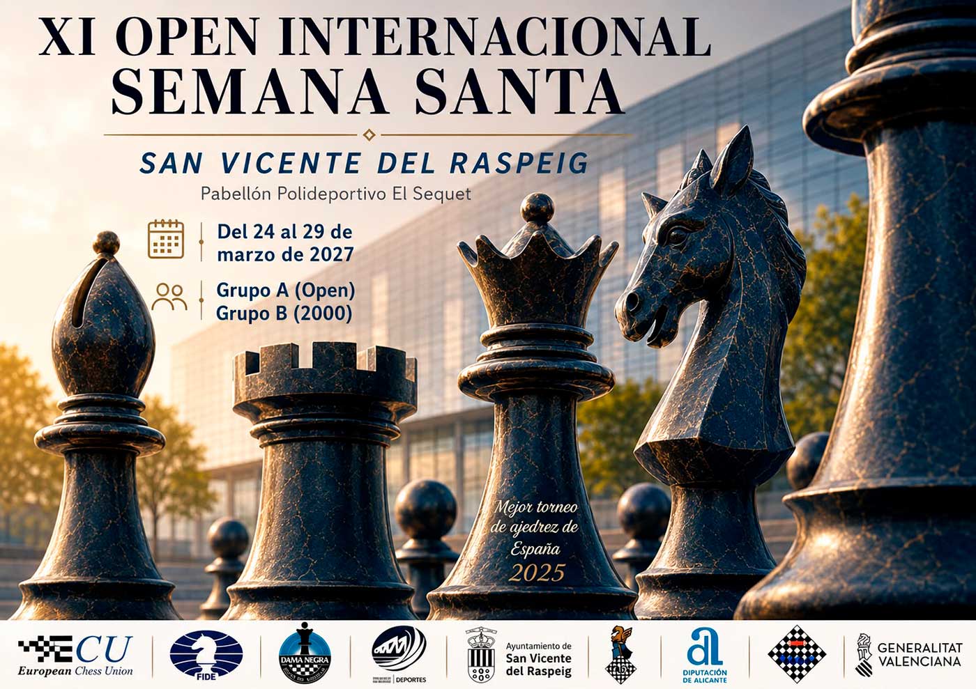 Cartel del torneo de ajedrez